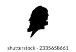 William the Silent silhouette, high quality vector
