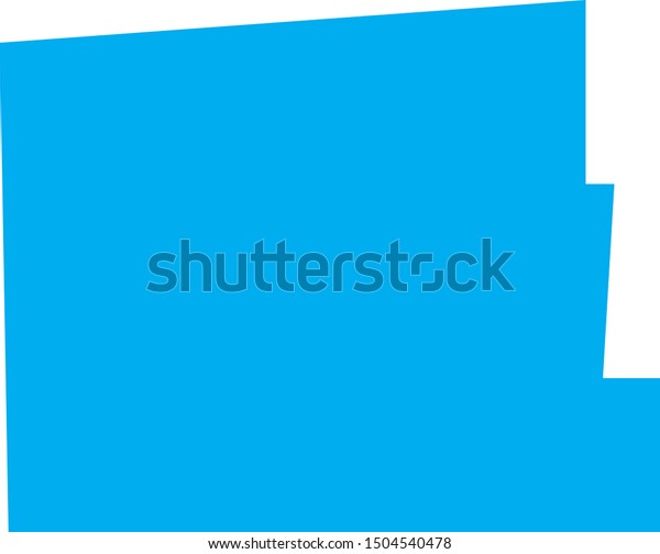Williams County Map Ohio State Stock Vector Royalty Free 1504540478