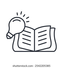 willingness to learn icon. vector.Editable stroke.linear style sign for use web design,logo.Symbol illustration.
