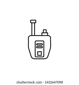 Willkie talkie, firefighter icon. Element of firefighter icon. Thin line icon for website design and development, app development