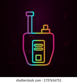 Willkie talkie, firefighter nolan icon Simple thin line, outline vector of Firefighter icons for ui and ux, website or mobile application