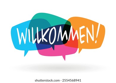 Willkommen!, Welcome! in German language