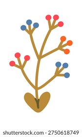 Willow branch Easter decorative sticker