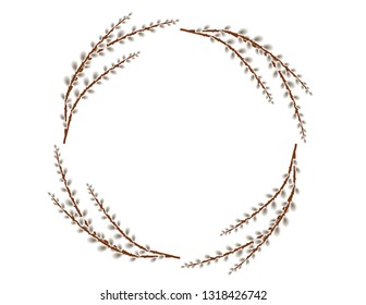 Willow branch frame