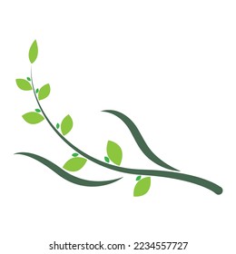 Willow icon logo design illustration