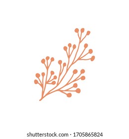 Agradable en estilo rústico sobre fondo colorido. Diseño moderno de papel para envolver. Ilustración vectorial Pastel. Elementos decorativos festivos. 