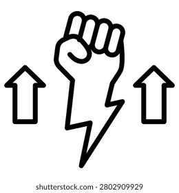 Willpower Icon Element For Design