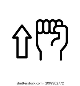 gráfico vectorial de ilustración de icono de willpower