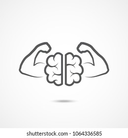 Willpower Icon On White Background