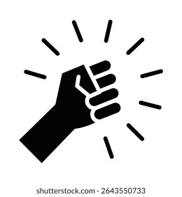 Willpower Vector Icon which can easily modify or edit

