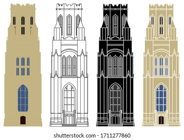 Wills Memorial Building In Front View