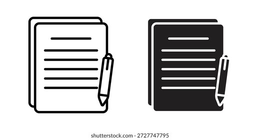 Wills and trusts icon concept. pixel perfect linear ui icon.