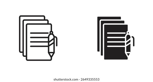 Ícone de testamentos e relações de confiança Ilustrações de design. ícones da Web editáveis
