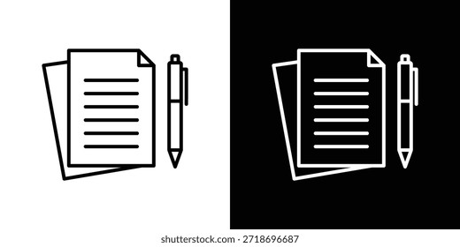 Elemento de logotipo de icono de testamentos y confianzas. Ilustración vectorial. EPS10
