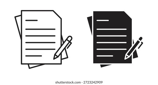 Ícone de testamentos e relações de confiança esboço e sinal vetorial sólido, pictogramas lineares