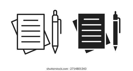 Paquete de iconos de testamentos y fideicomisos. Elemento de diseño de icono de Vector plano.