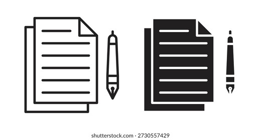 Wills and Trusts-Symbolsatz. Paket mit minimalem Logo-Webelement.