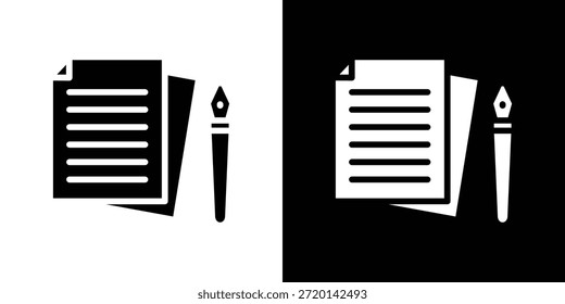 Testamentos y confianzas conjunto de iconos Vector Diseño para el concepto móvil y el Diseño web.