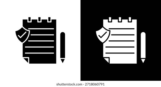Icono de testamentos y confianzas. Pictograma simple de alta calidad. Estilo sólido moderno