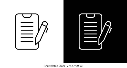 Icono de testamentos y confianzas. Iconos de web lineal delgado