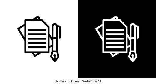 Wills and trusts icon vector simple element illustration editable