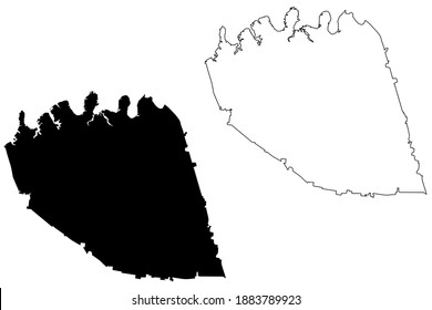 Wilson County, State of Tennessee (U.S. county, United States of America, USA, U.S., US) map vector illustration, scribble sketch Wilson map