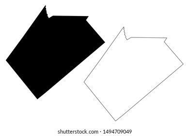 Wilson County, Texas (Counties in Texas, United States of America,USA, U.S., US) map vector illustration, scribble sketch Wilson map