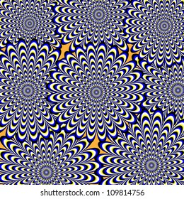 Wilting Garden     (motion illusion)