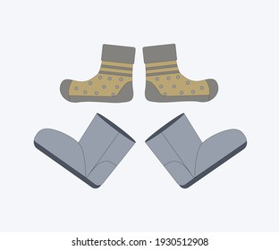  Wimen's shoes. Pair of shoes.Vector graphics.White isolated background.Sticker, icon, design for online store, shoe store, packaging.