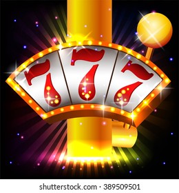 Win big! Casino vector illustration design slots and roulette.