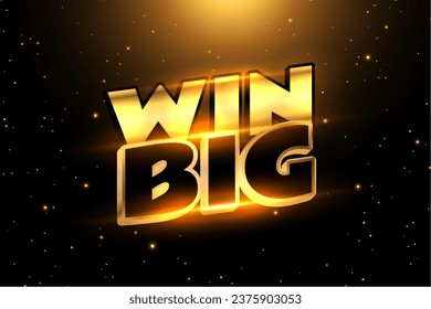 win big prizes and reward black banner with light effect vector