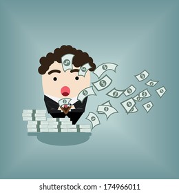 Win of cash