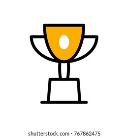 win cup vector icon