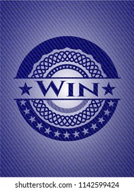 Win with denim texture