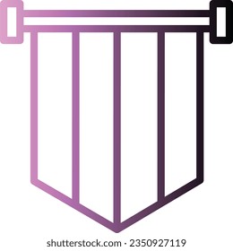 Win Gift Prize Gradient Line Icon