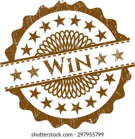 Win grunge seal