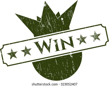 Win-Grunge-Briefmarke