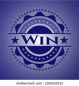 Win with jean texture