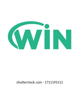 win logo designs modern and simple