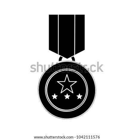 win medal flat icon