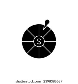 win money concept line icon. Simple element illustration. win money concept outline symbol design.