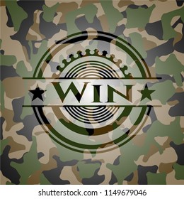 Win on camo pattern