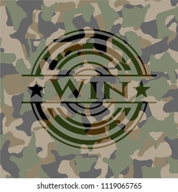 Win on camouflage pattern