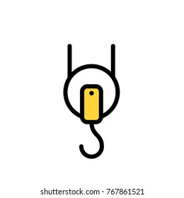 winch vector icon