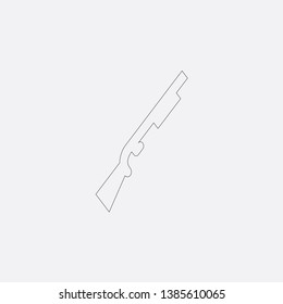 Winchester icon sign signifier vector