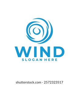 wind abstract vector logo icon. Abstract logo for business company