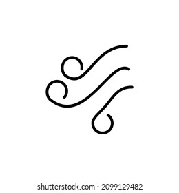 Wind, Air Line Icon Design Concept For Web And UI, Simple Icon For Your Project.