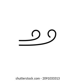 Wind, Air Line Icon, Vector, Illustration, Logo Template. Suitable For Many Purposes.