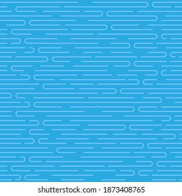 Wind Air Linear Minimalist Blue Seamless Pattern