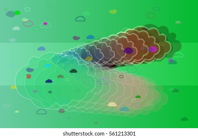 wind background elements